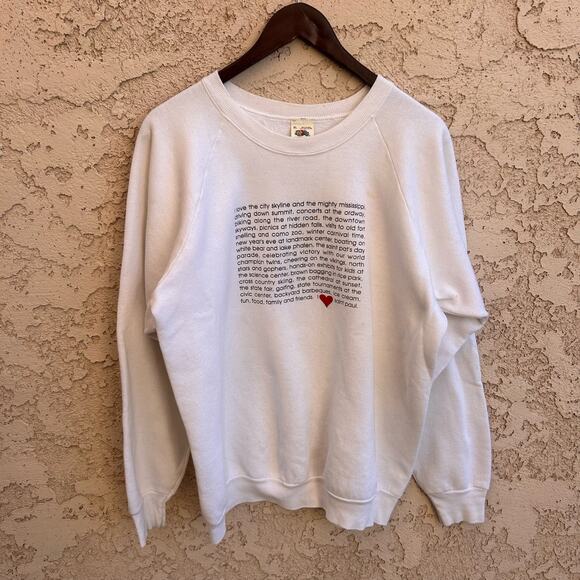 Vintage St Paul Minnesota Crewneck Sweatshirt Size XL - Picture 1 of 4